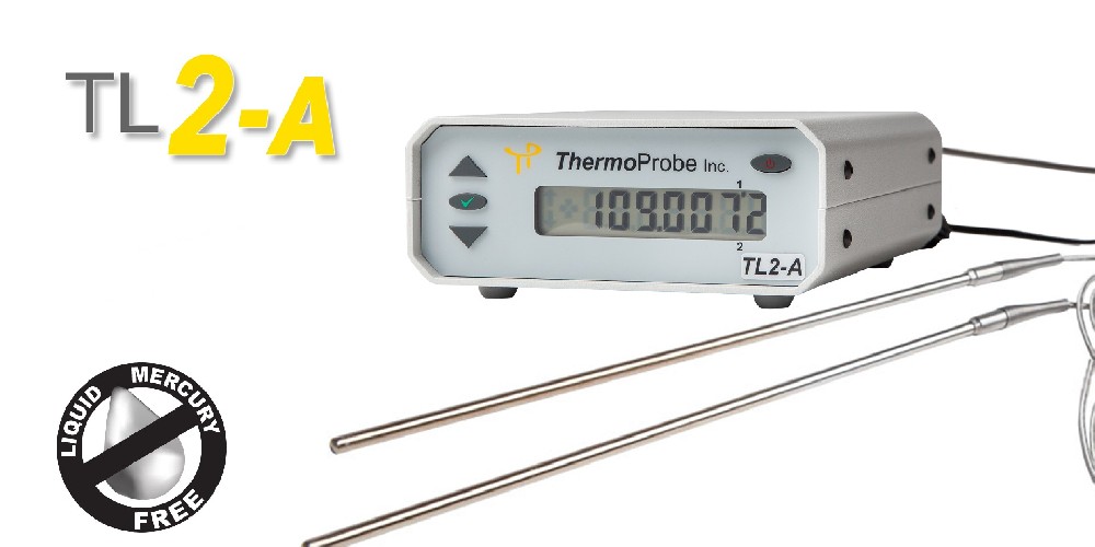 TL2-A 精密台式实验室温度计 - 双通道和USB数据记录仪